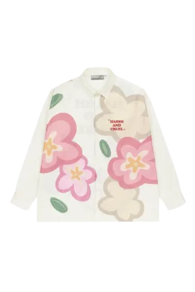 Hand-Painted Floral Shirt