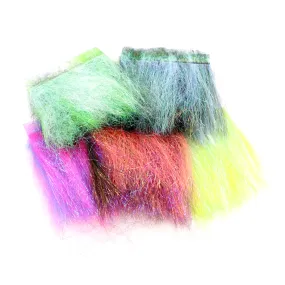 Hareline Ice Dub Minnow Back Shimmer Fringe