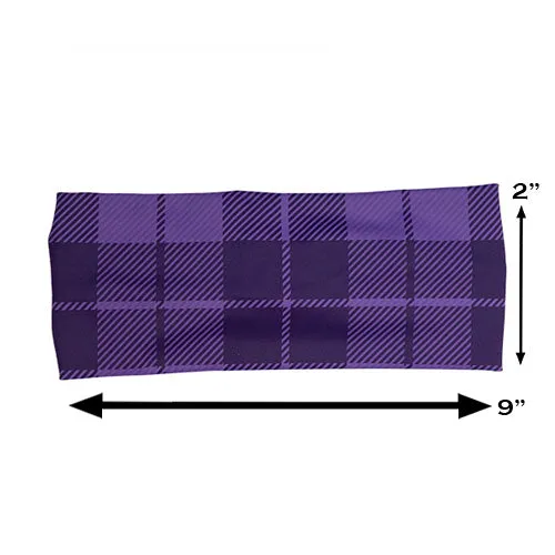 Headband -  Plaid | Purple