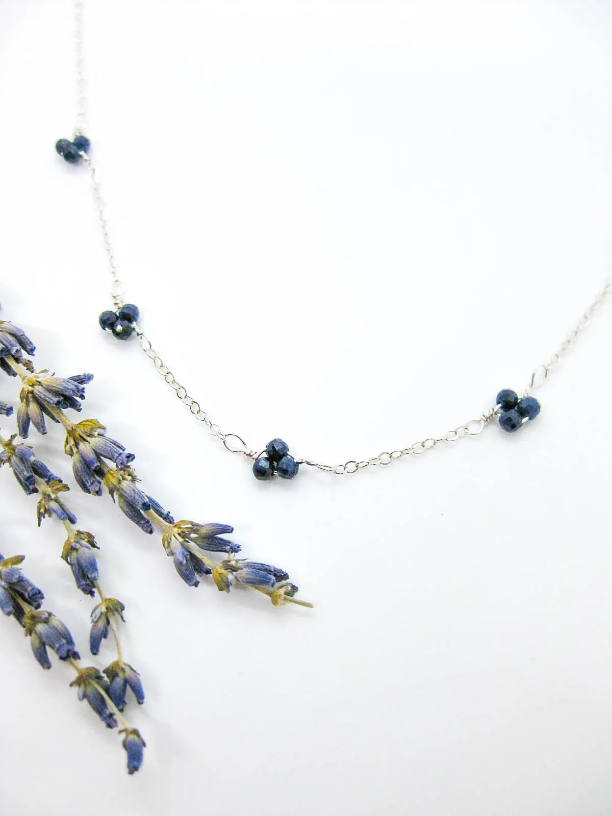 Hyacinth: Sapphire Choker - n530