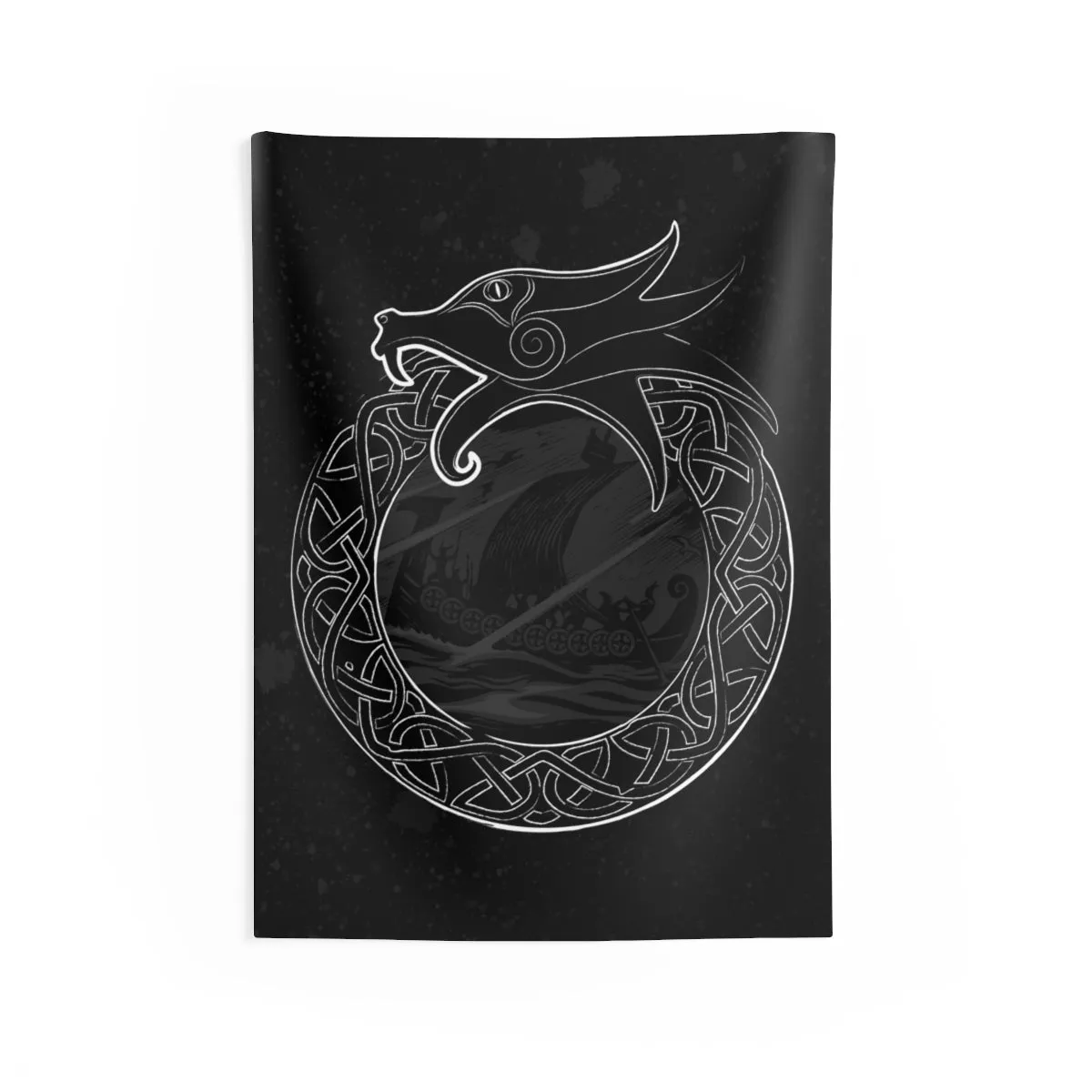 Jörmungandr Midgard Serpent Wall Tapestry