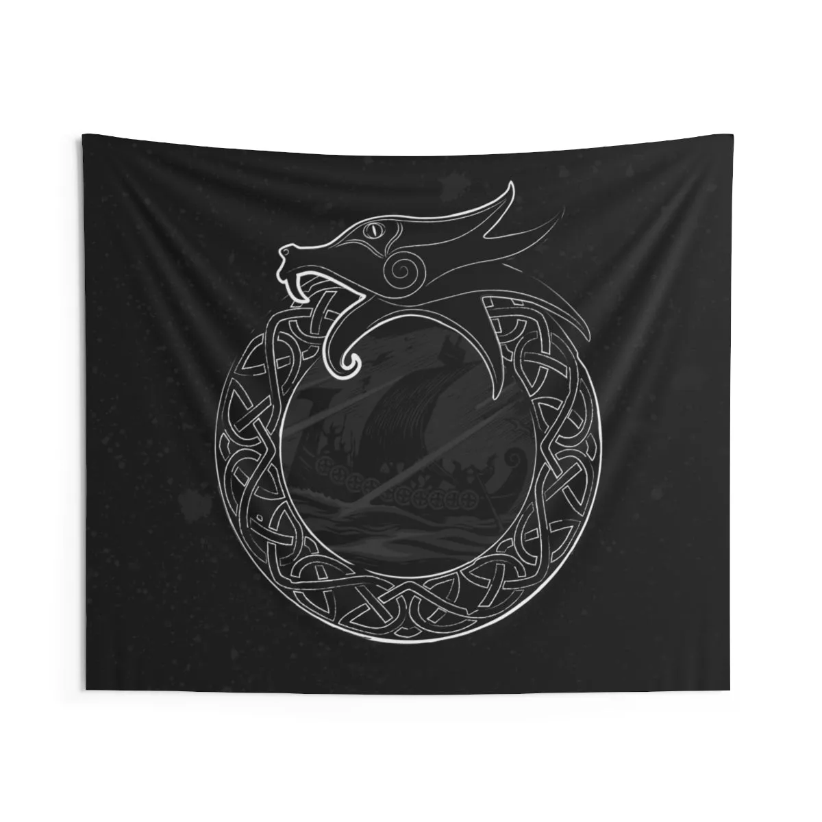 Jörmungandr Midgard Serpent Wall Tapestry