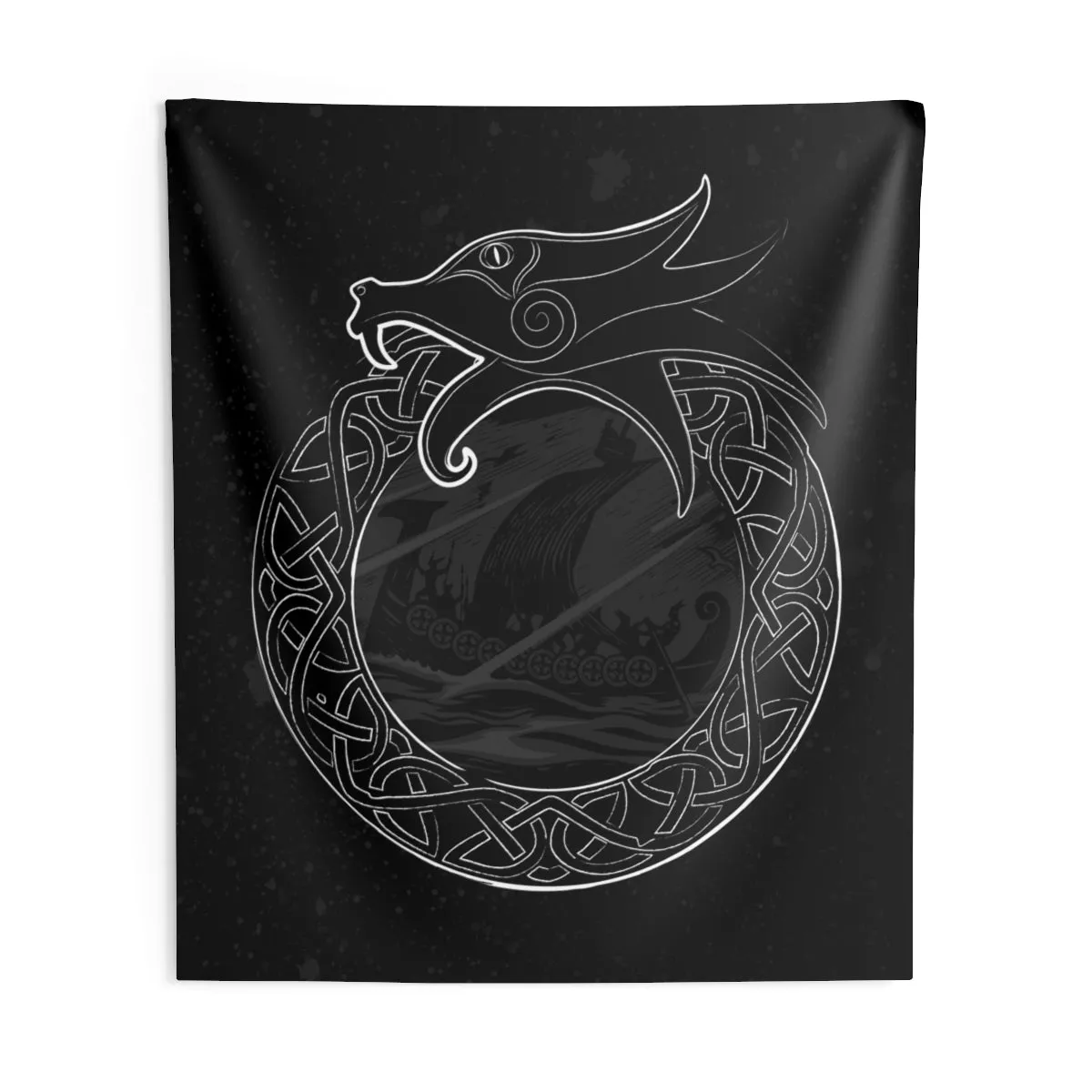 Jörmungandr Midgard Serpent Wall Tapestry