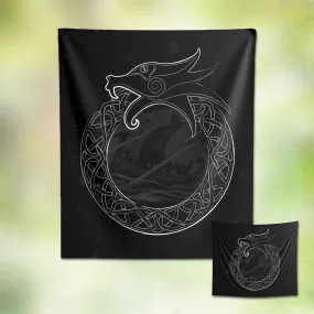 Jörmungandr Midgard Serpent Wall Tapestry