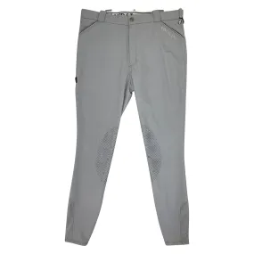 Kingsland 'Kenton' Knee Grip Breeches in Light Grey - Men's EU 54 (US 38)