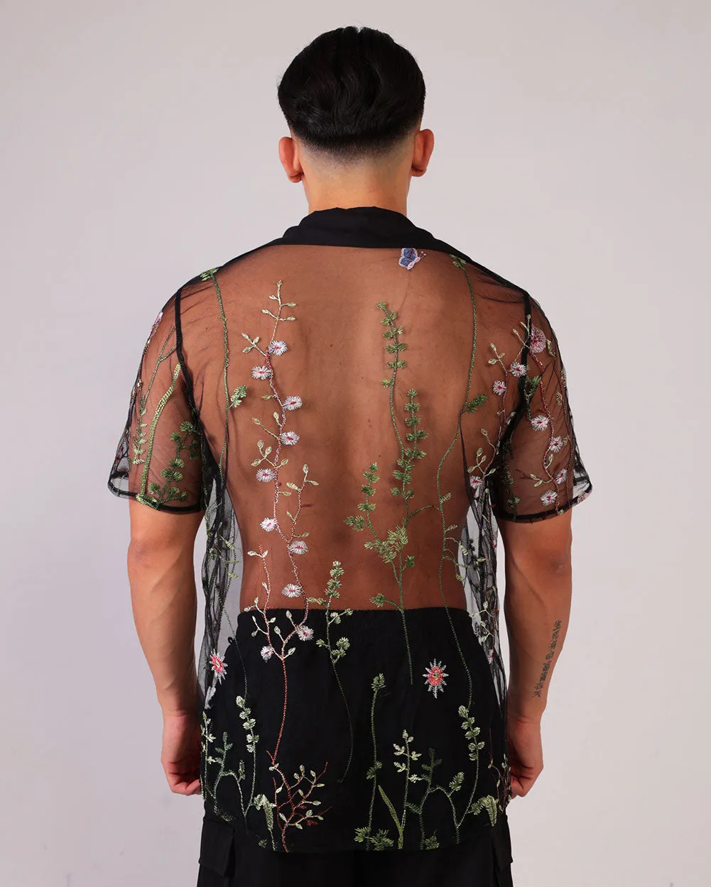 Lace Flowerfields Camp Shirt