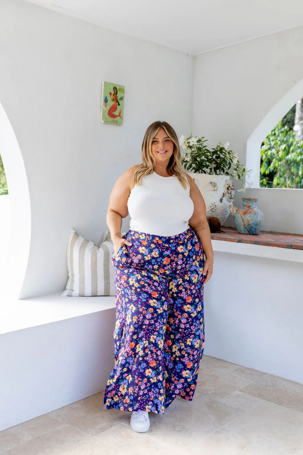 Larsa Pants in Posie