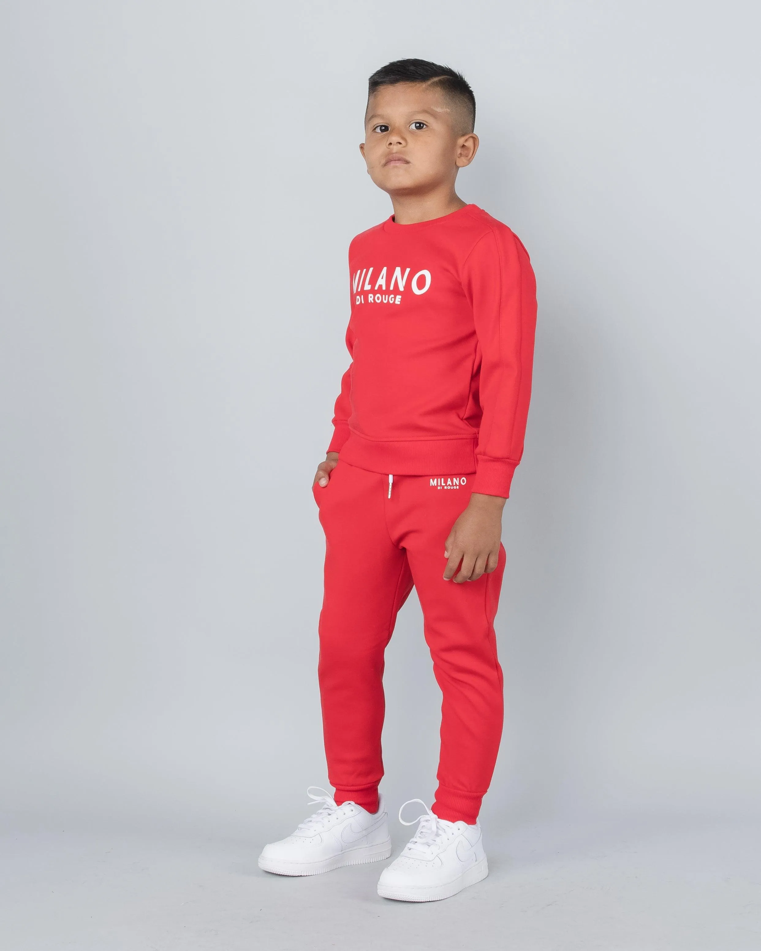 Lux Kids Crewneck Signature Sweatsuit