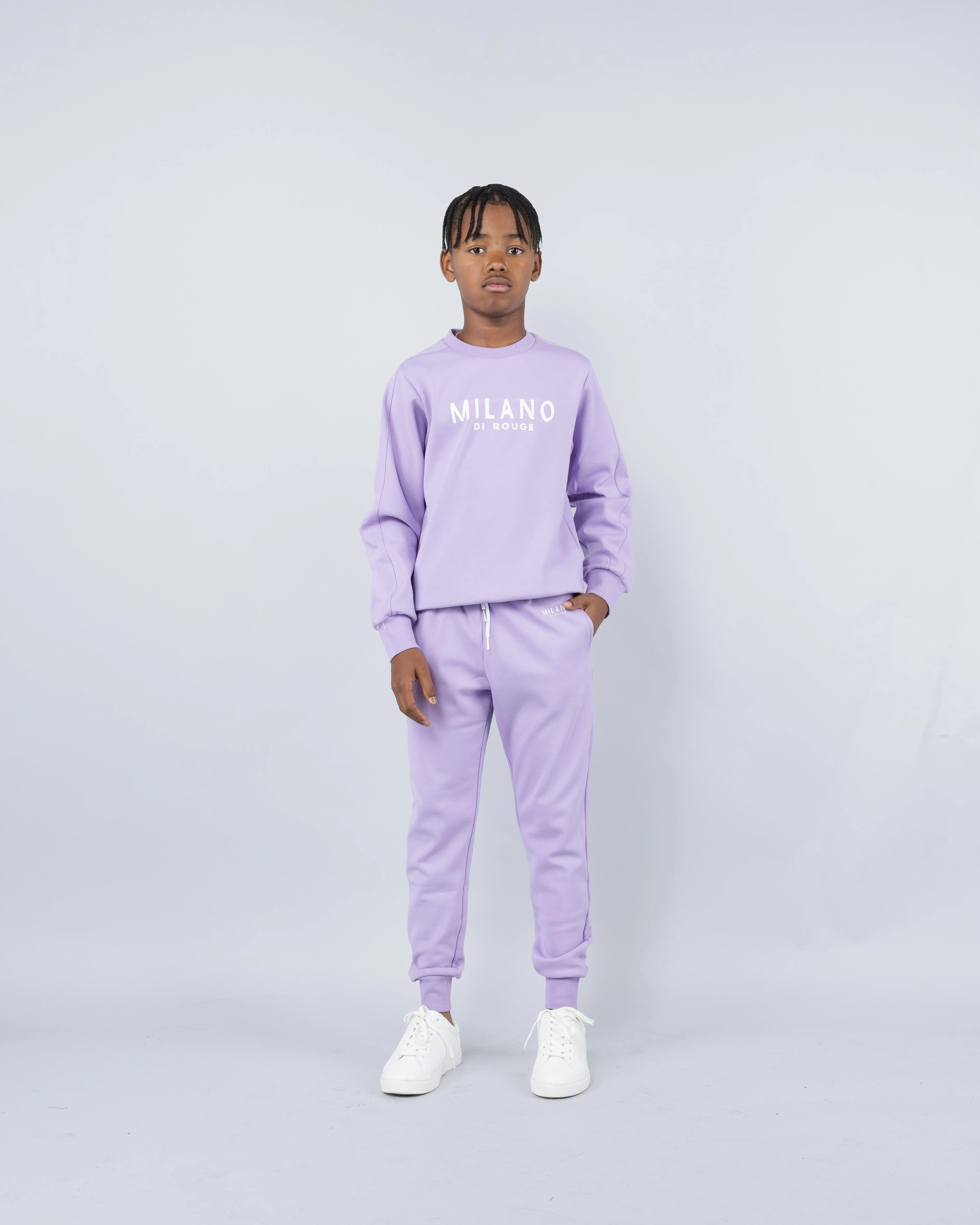 Lux Kids Crewneck Signature Sweatsuit