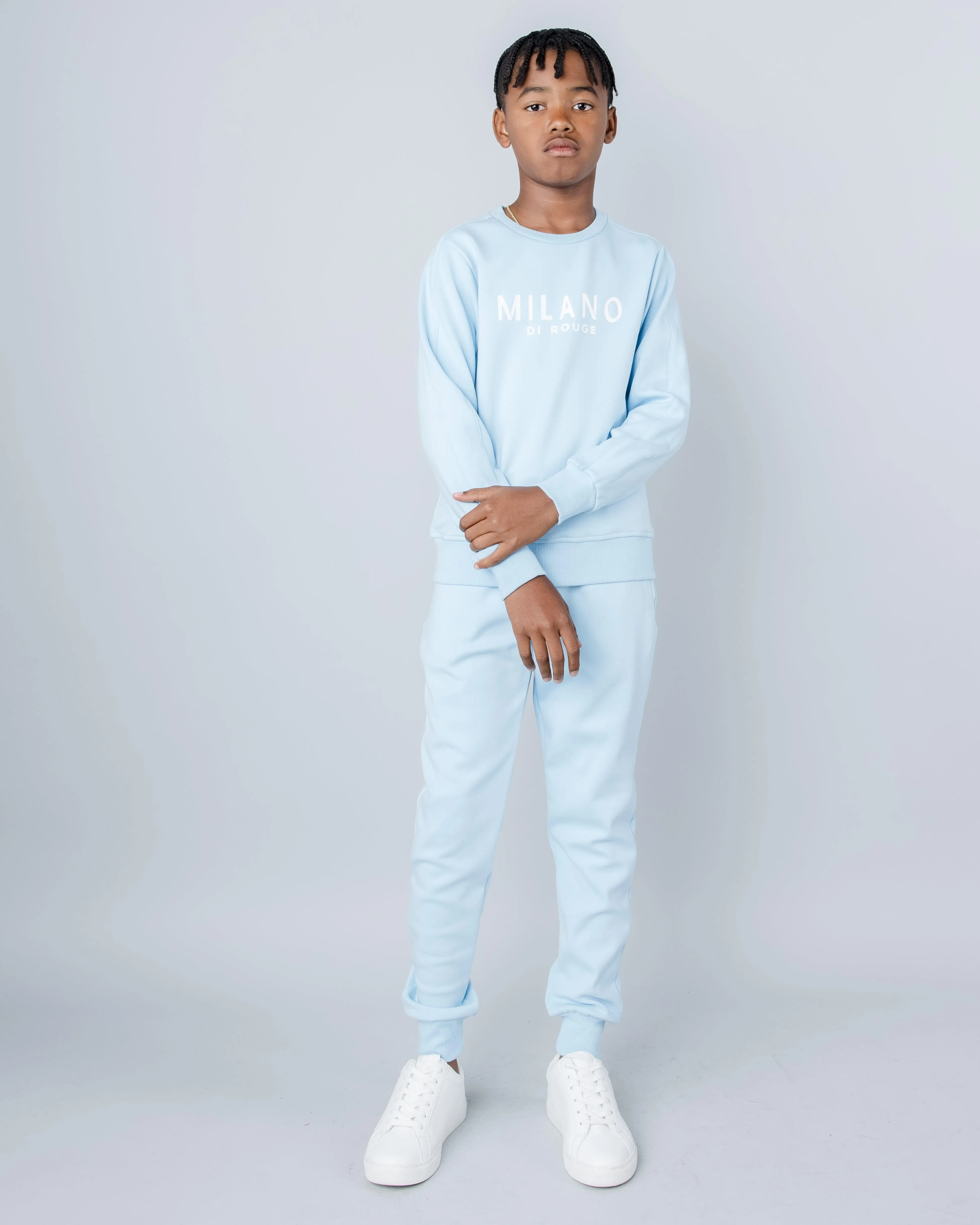 Lux Kids Crewneck Signature Sweatsuit