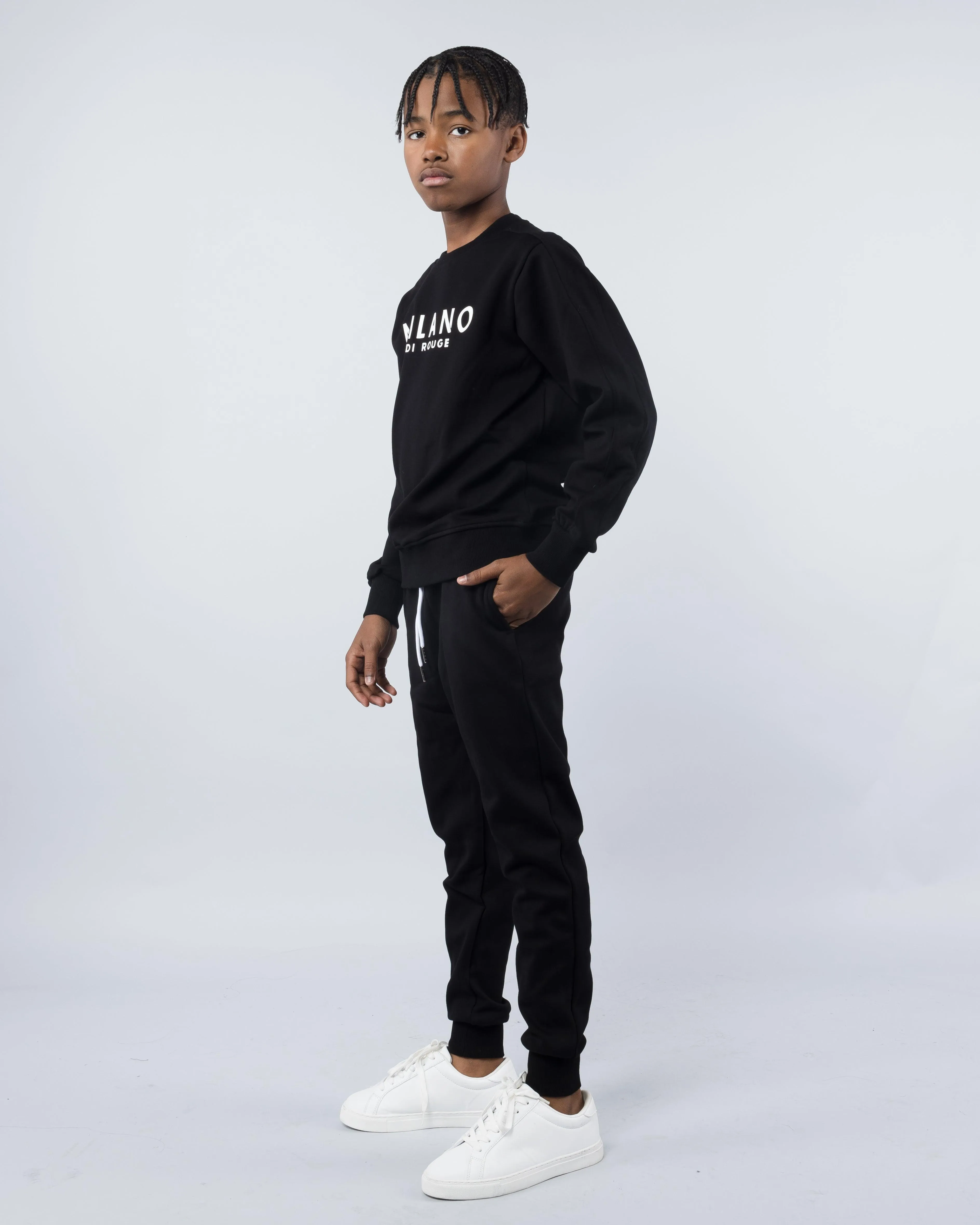 Lux Kids Crewneck Signature Sweatsuit