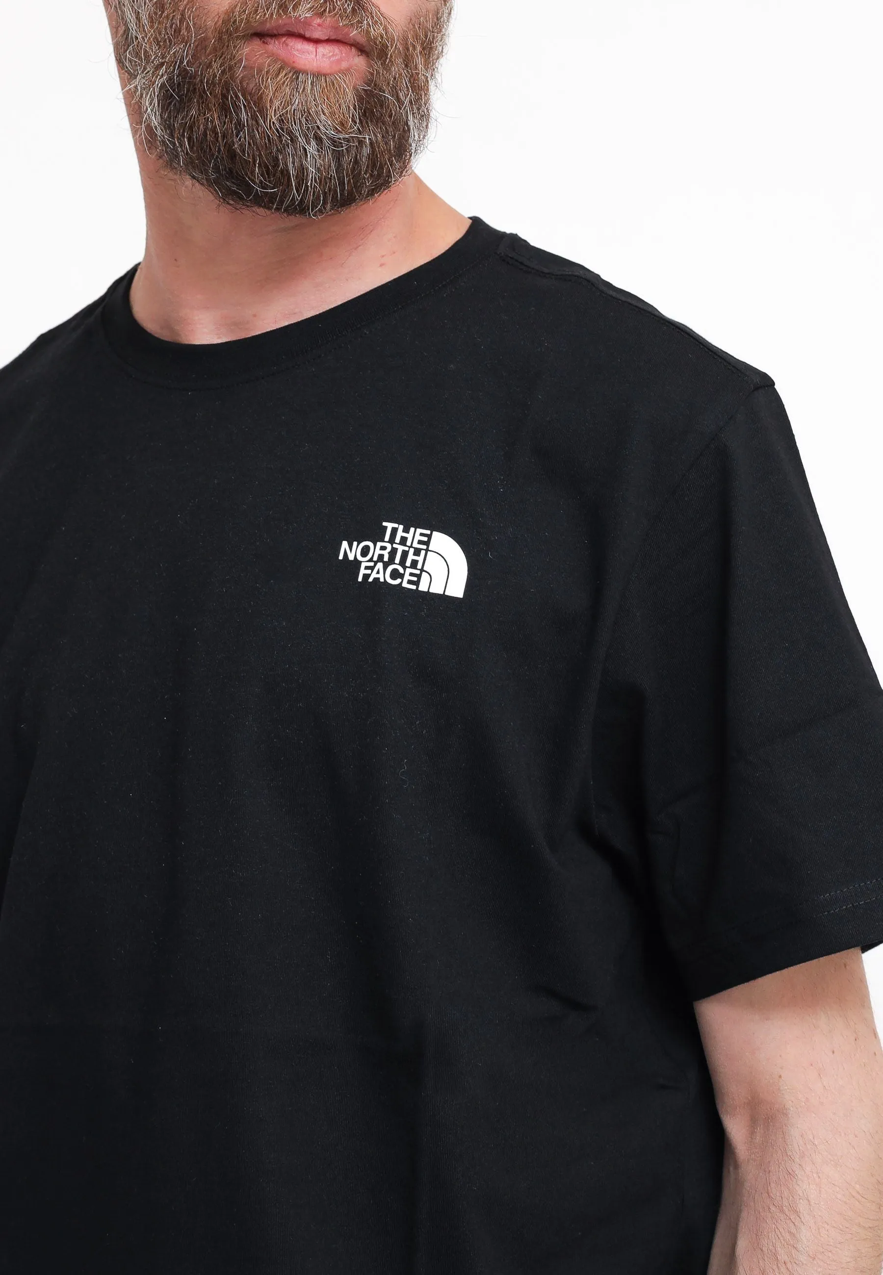 M New Odles Back Logo Tee TNF - Black