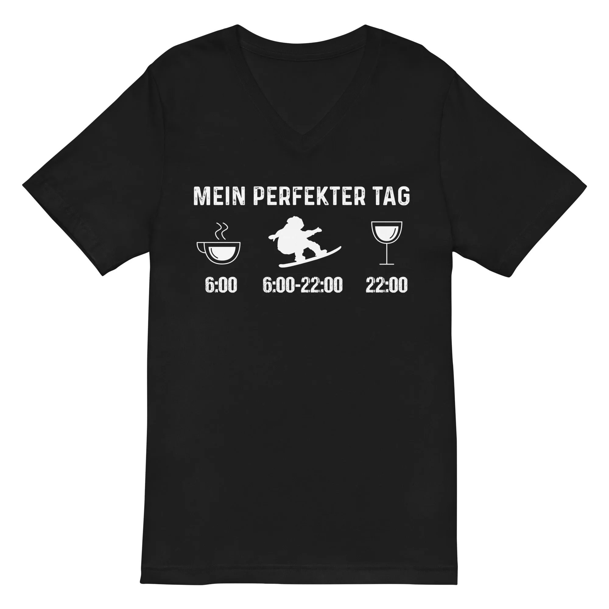 Mein Perfekter Tag 1 - Herren V-Neck Shirt