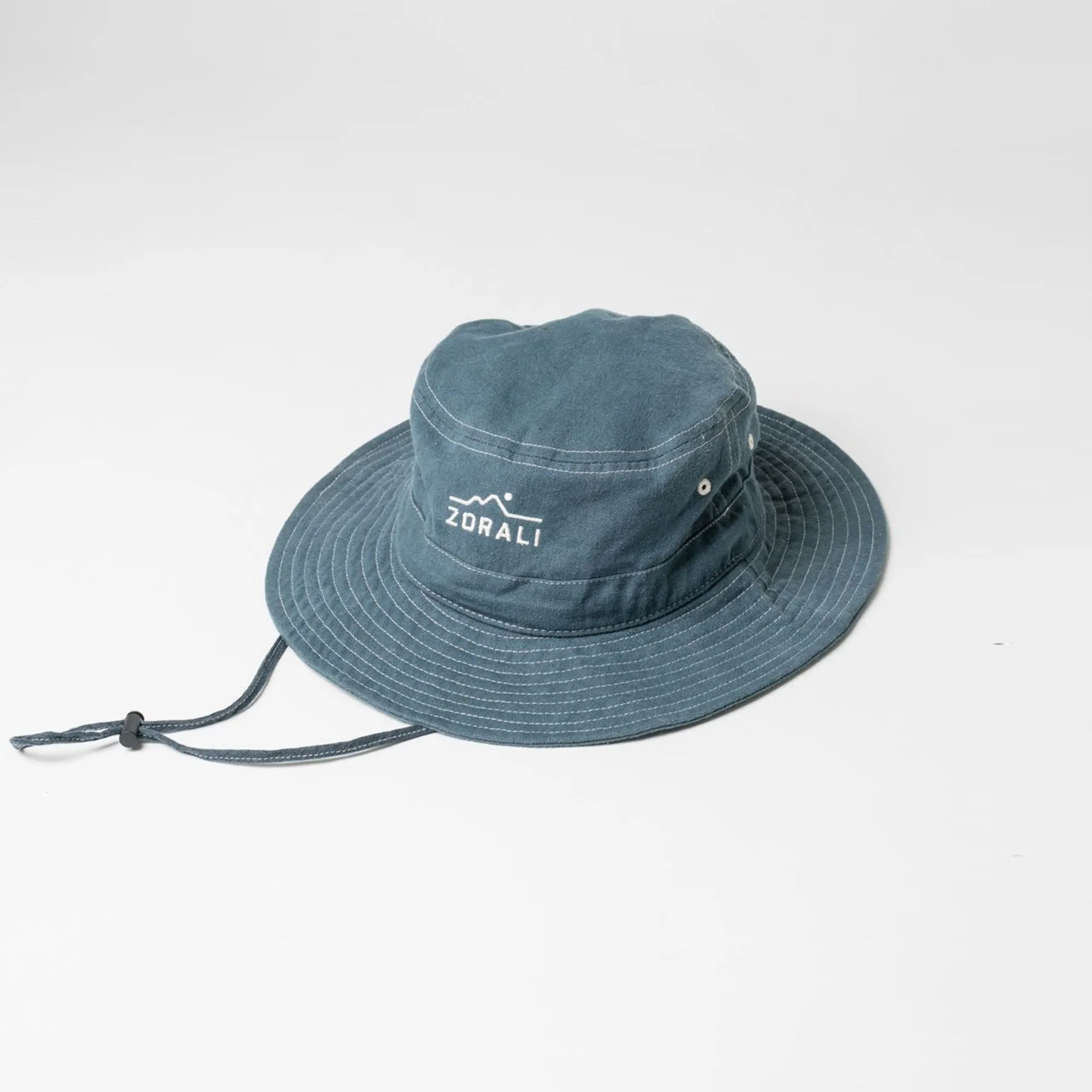 Mens Hemp Explorer Hat Dark Slate