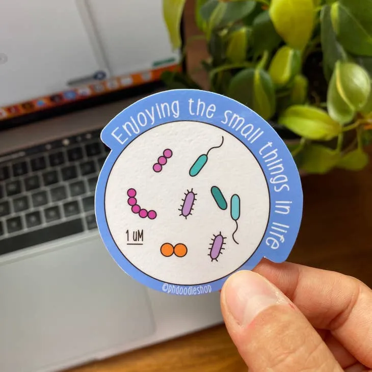 Microbiology Vinyl Sticker