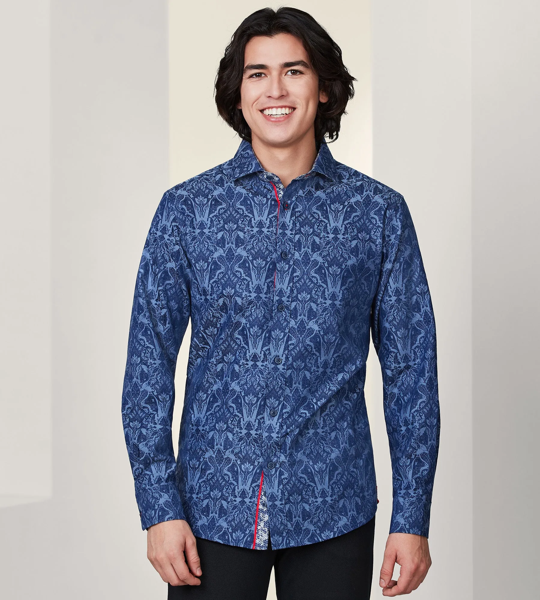 Modern Fit Long Sleeve Sport Shirt