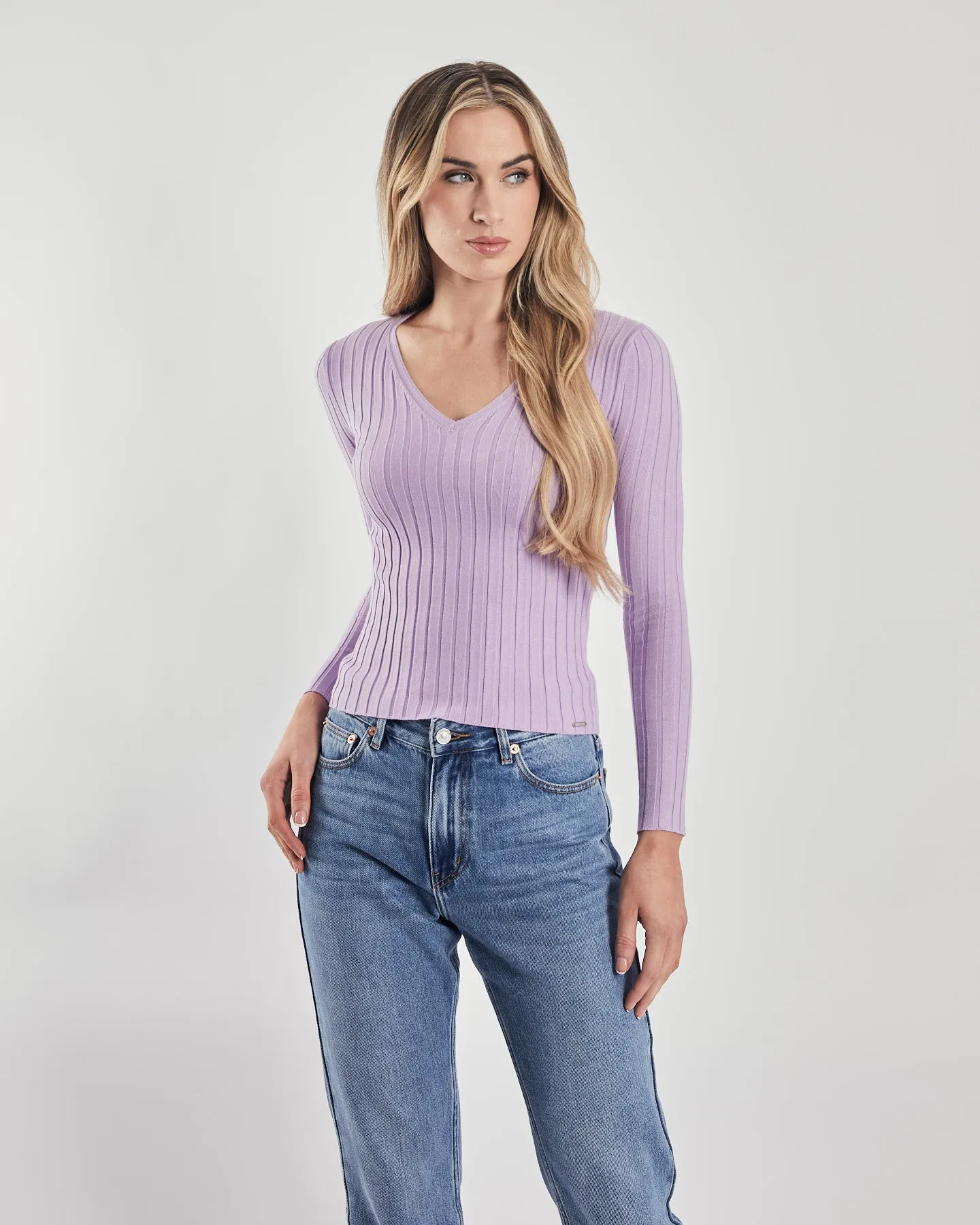 Neve Knit Purple Rose