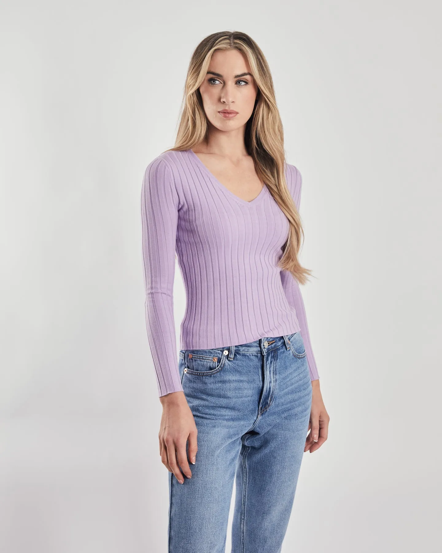 Neve Knit Purple Rose