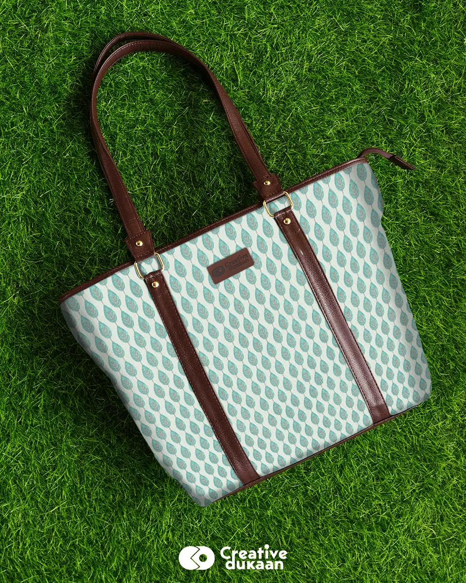 Pastel Mint Tote Bag for Women