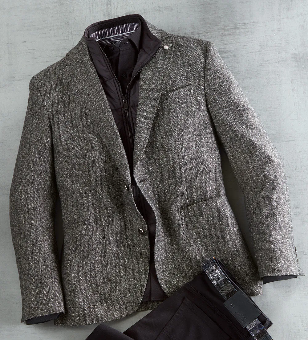 Patrick James Herringbone Sport Coat