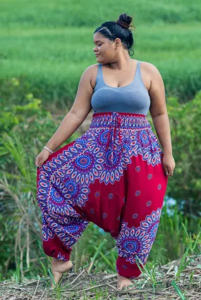 Plus Size Red Lotus Pants