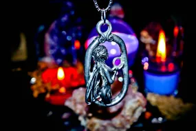 PSYCHIC VISION Faerie / Fairy Guardian Amulet of Good Luck & Wealth! Dryad Fae Forest of Ancient Wisdom MAGIC! Swirling Light   Energy! $$$