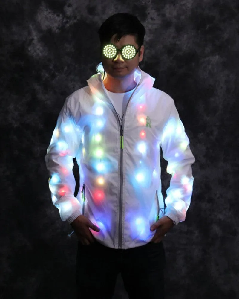 Rave Clothing Led Colorful Light Up Jacket