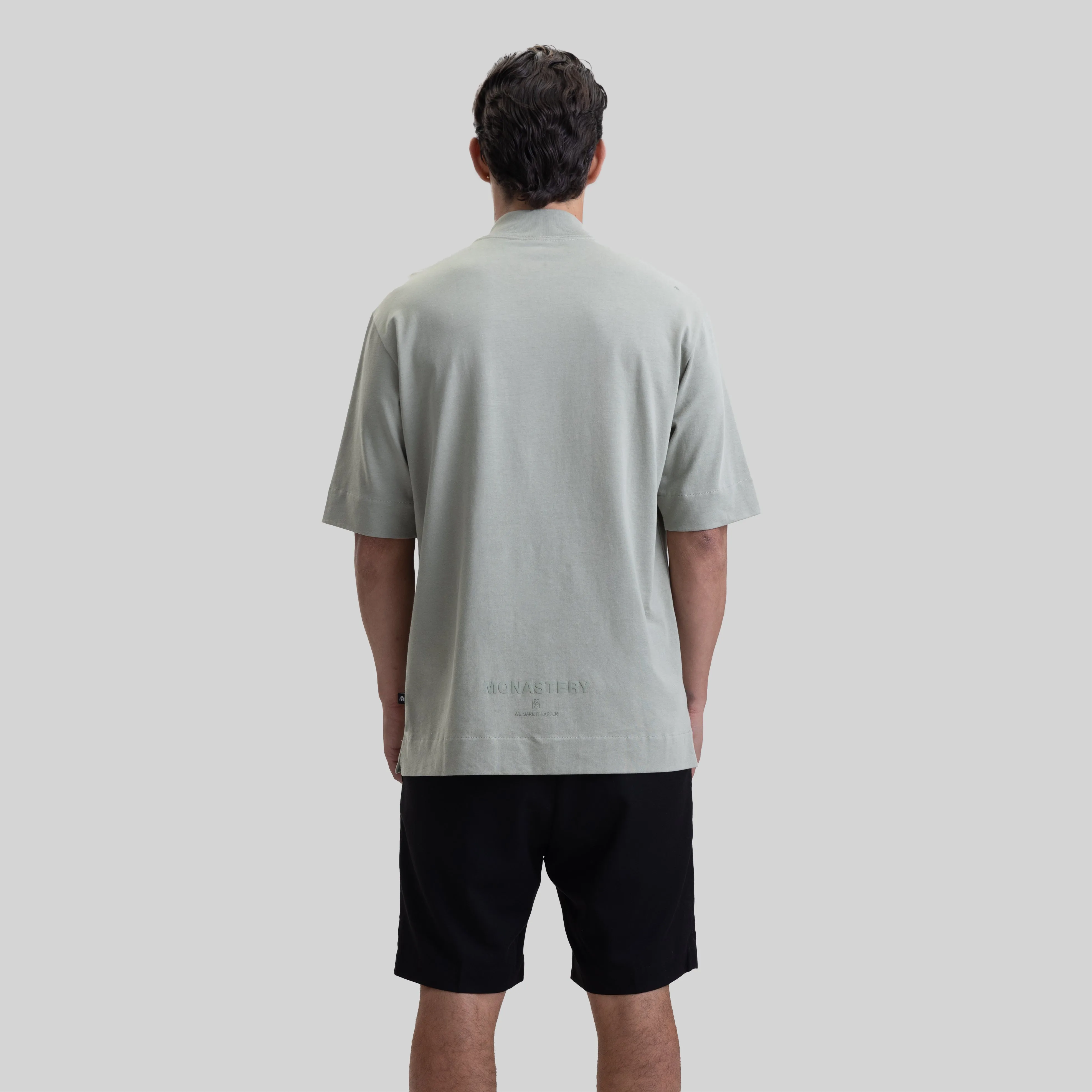 ROUGE T-SHIRT OVERSIZE SEA GRASS