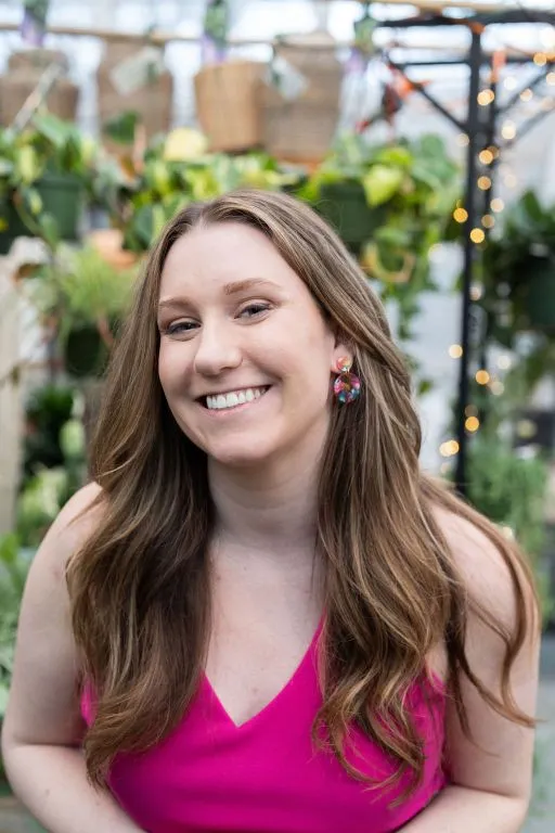 Round Drop Earrings - Rainbow Confetti