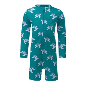 Sea Turtle Bale Toddler Sunsuit