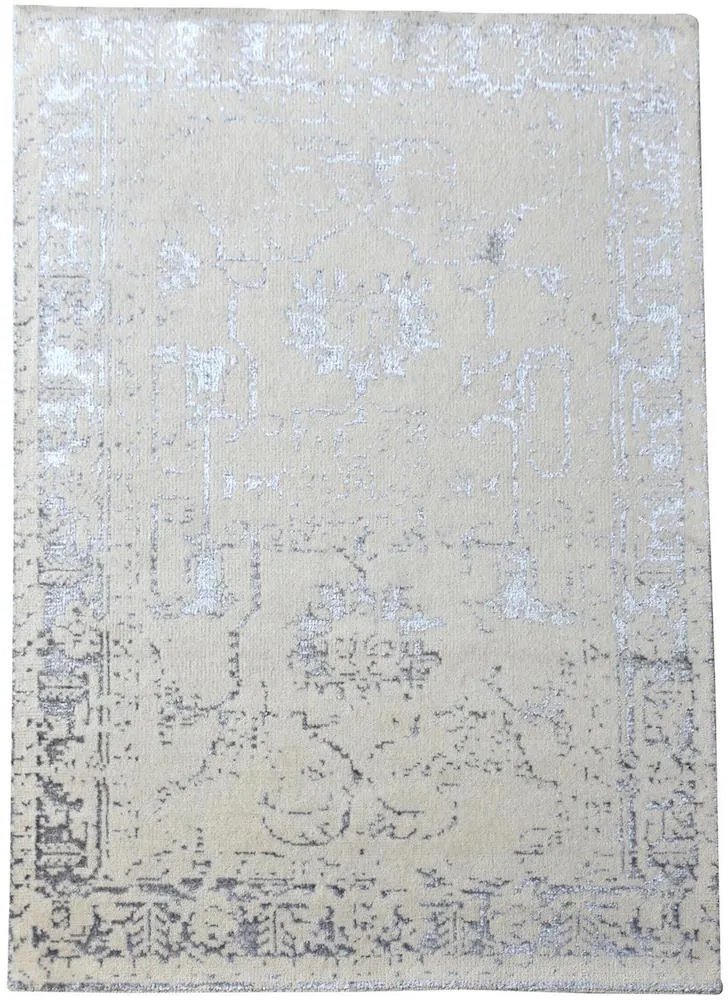 Shilka Cream and Grey Area Rug