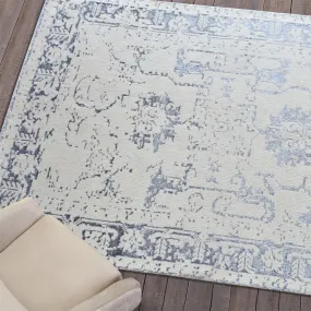 Shilka Cream and Grey Area Rug