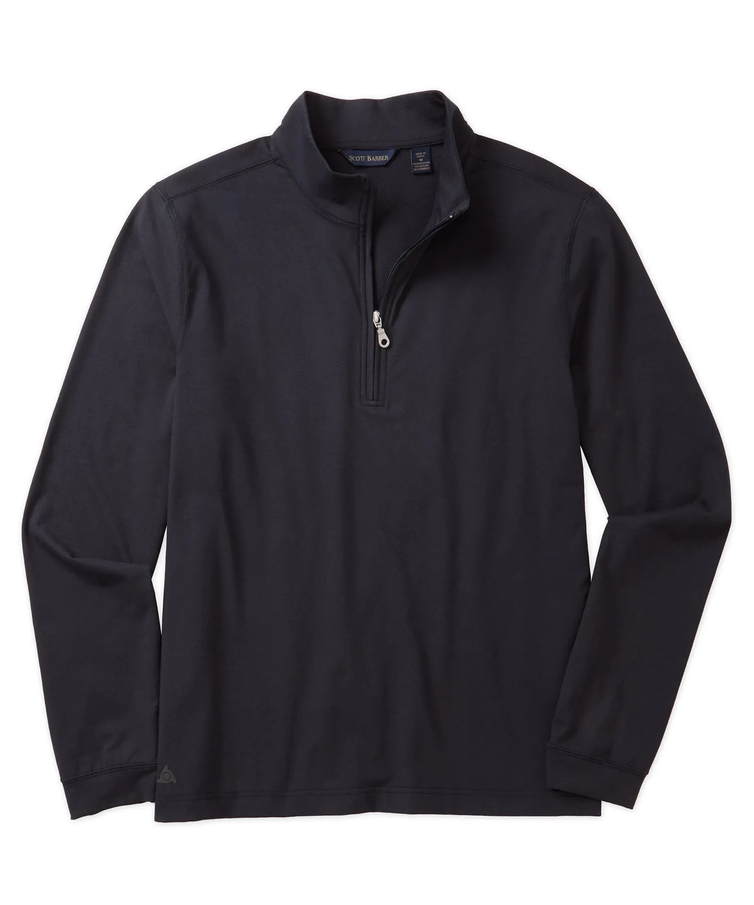 Tech Jersey Quarter-Zip Mock Neck Pullover