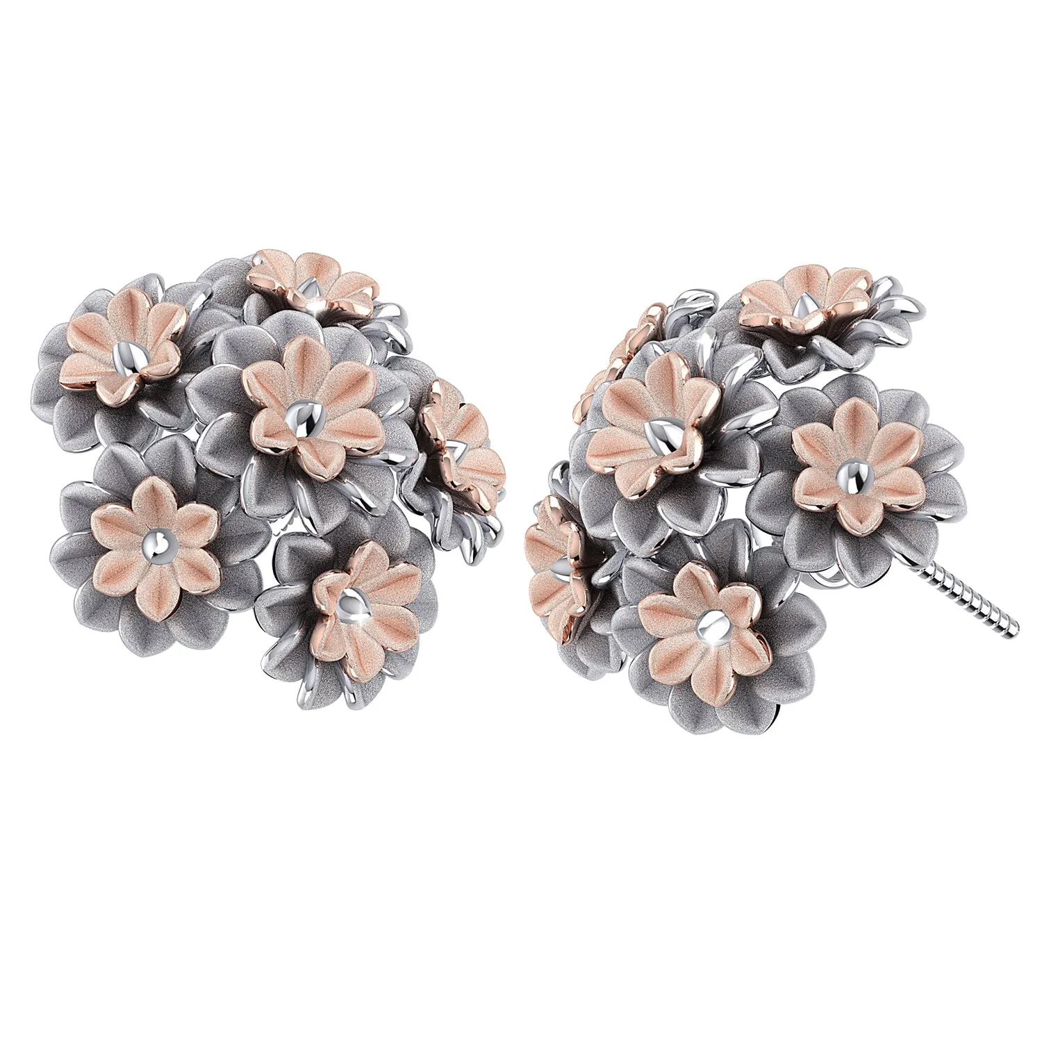 THE FLORAL CLUSTER STUDS