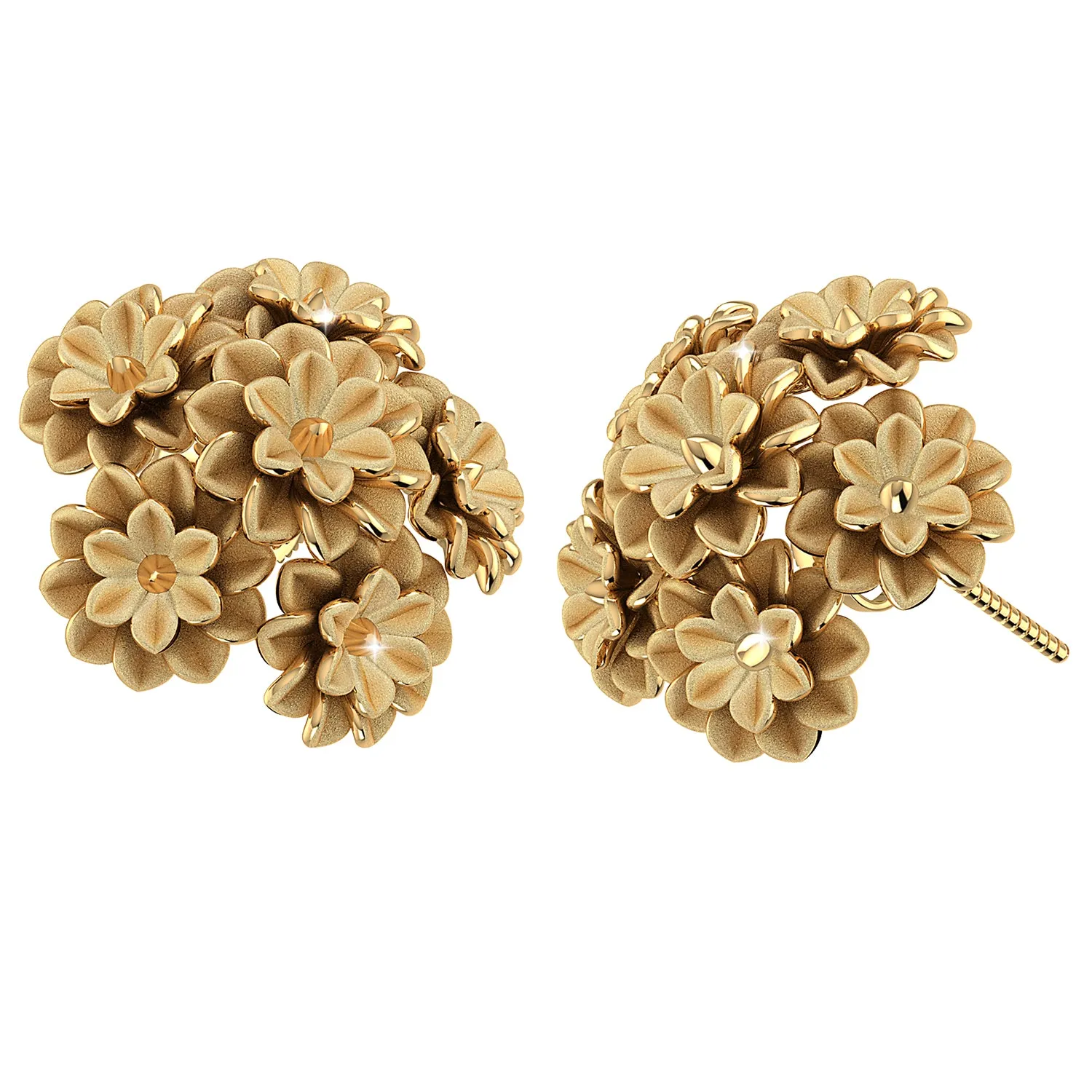 THE FLORAL CLUSTER STUDS