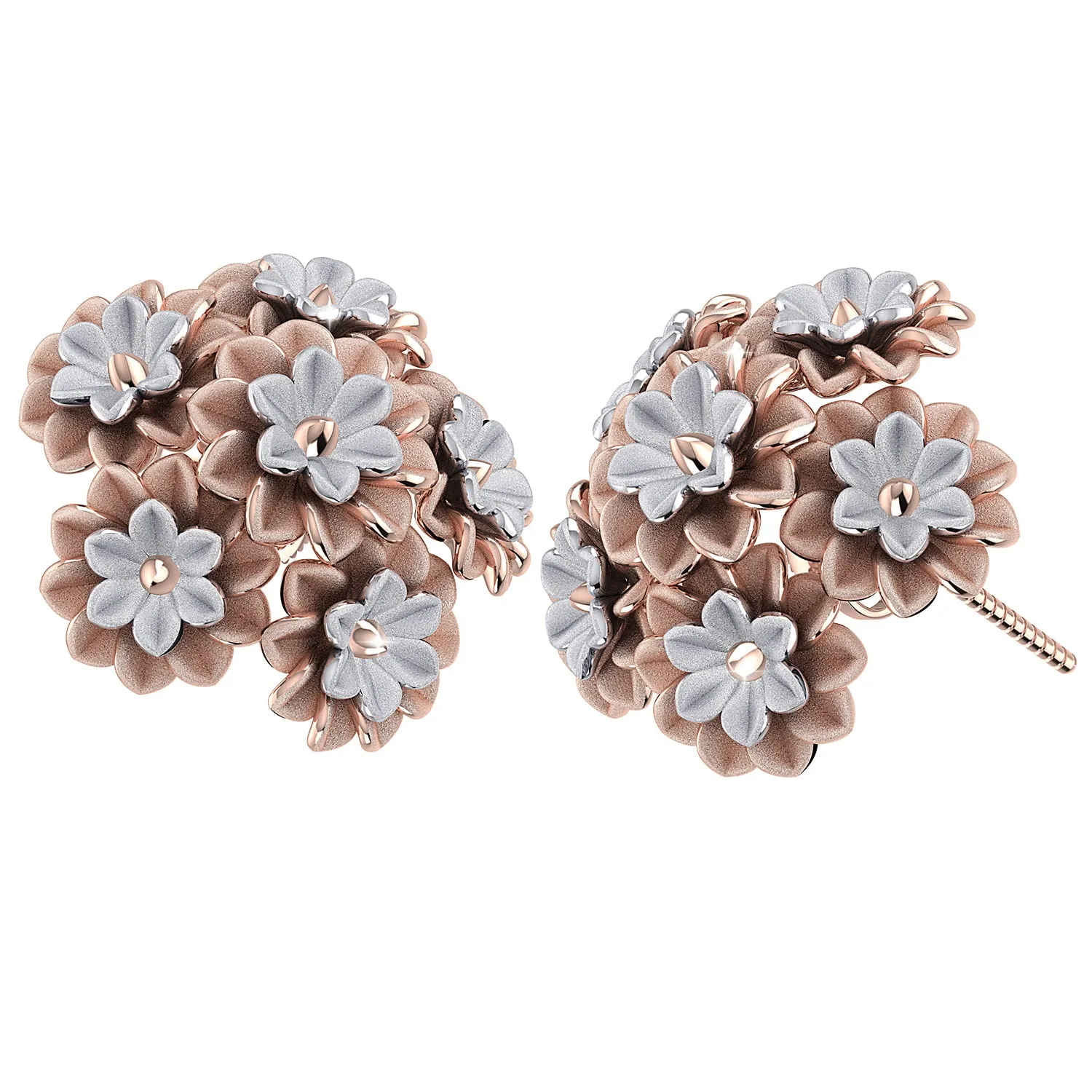 THE FLORAL CLUSTER STUDS