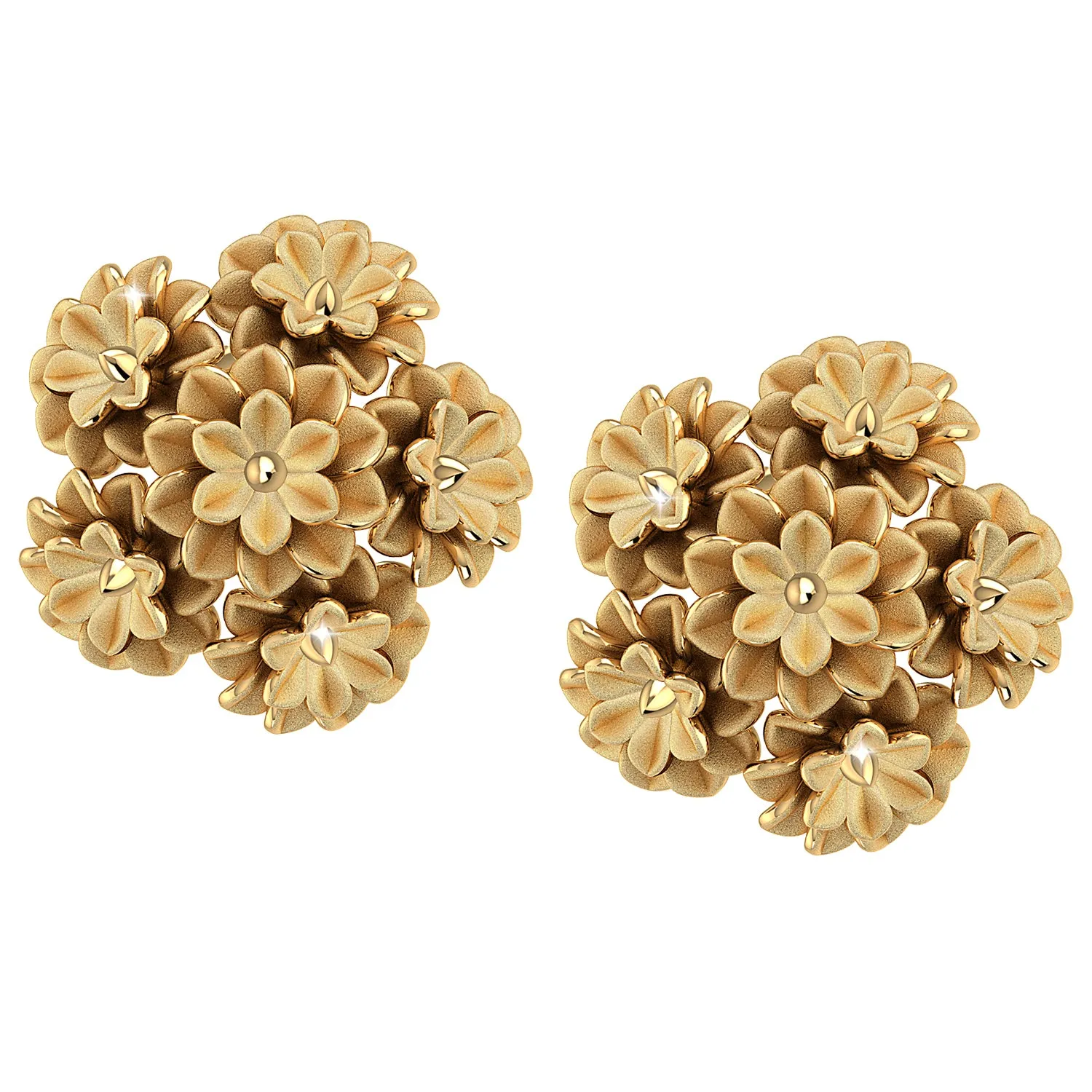 THE FLORAL CLUSTER STUDS