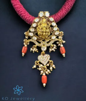 The Seethal Lakshmi Silver Thread Necklace