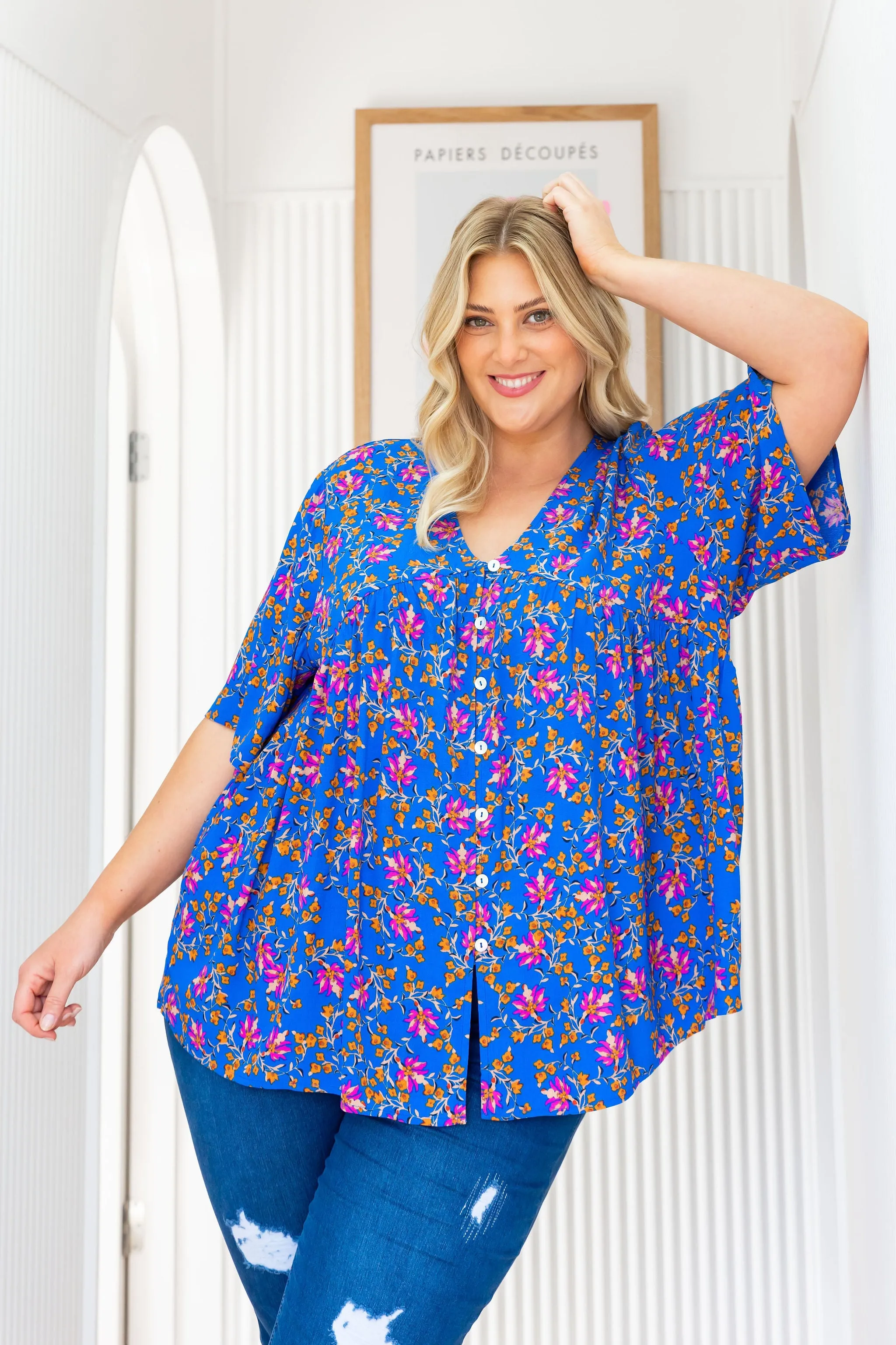 Tiggy Peak Top in Winter Blooms