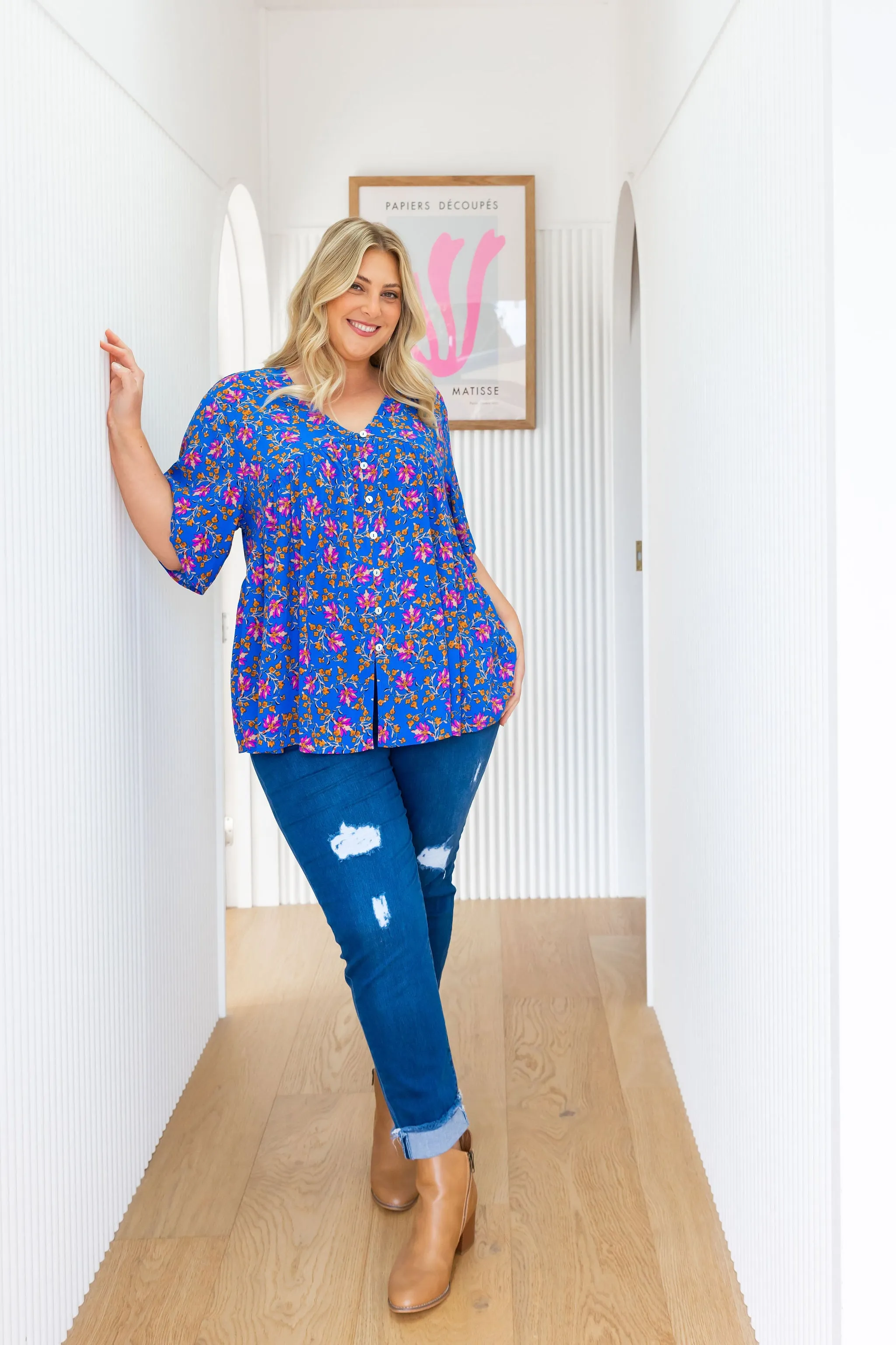 Tiggy Peak Top in Winter Blooms