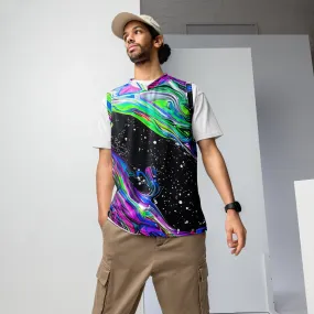 Trippy Color Swirls Sleeveless Basketball jersey