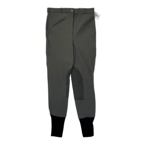 TuffRider Ribbed Breeches in Charcoal - Women's 30