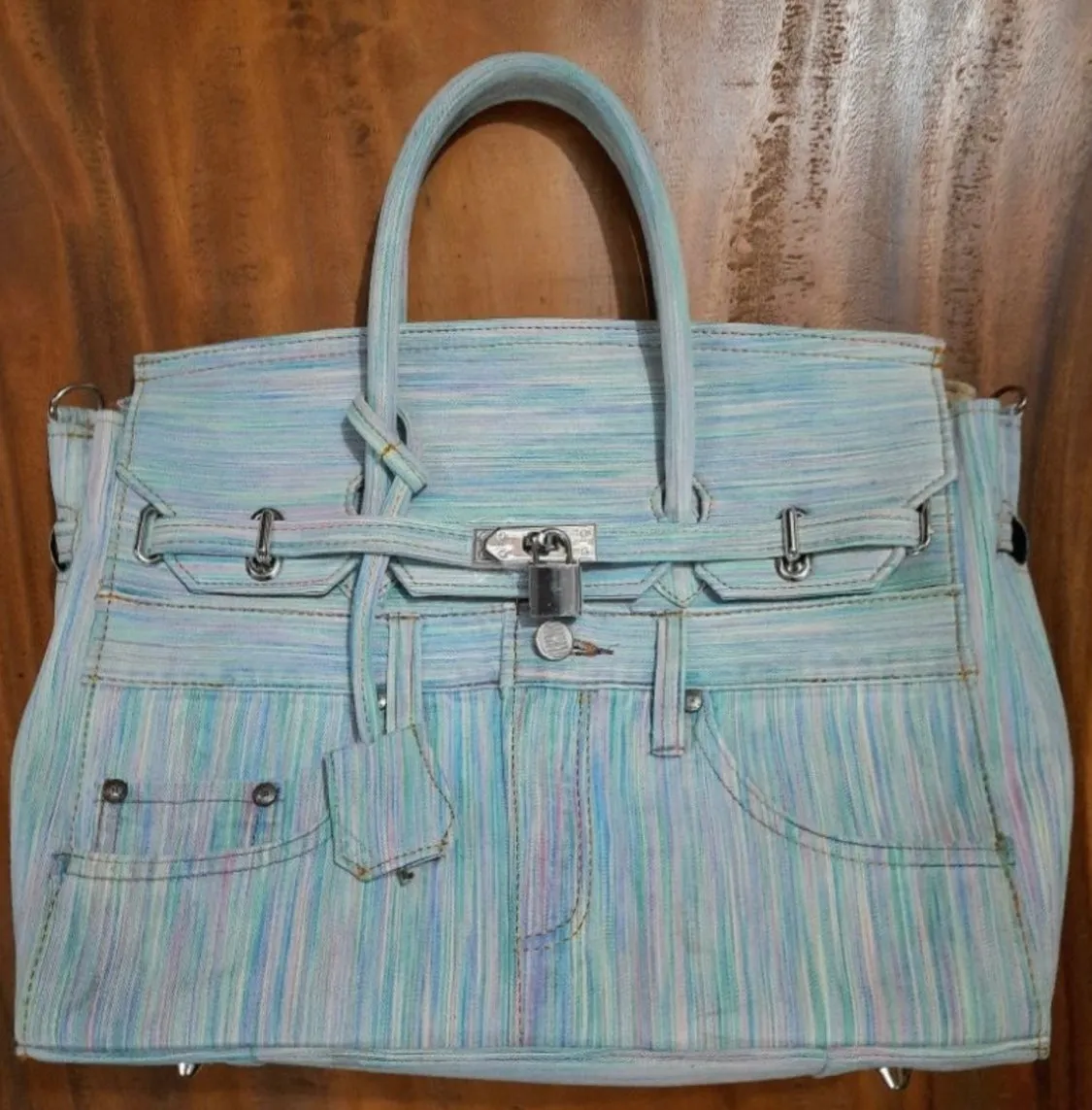 Upcycled Denim Birkin - Limited Edition