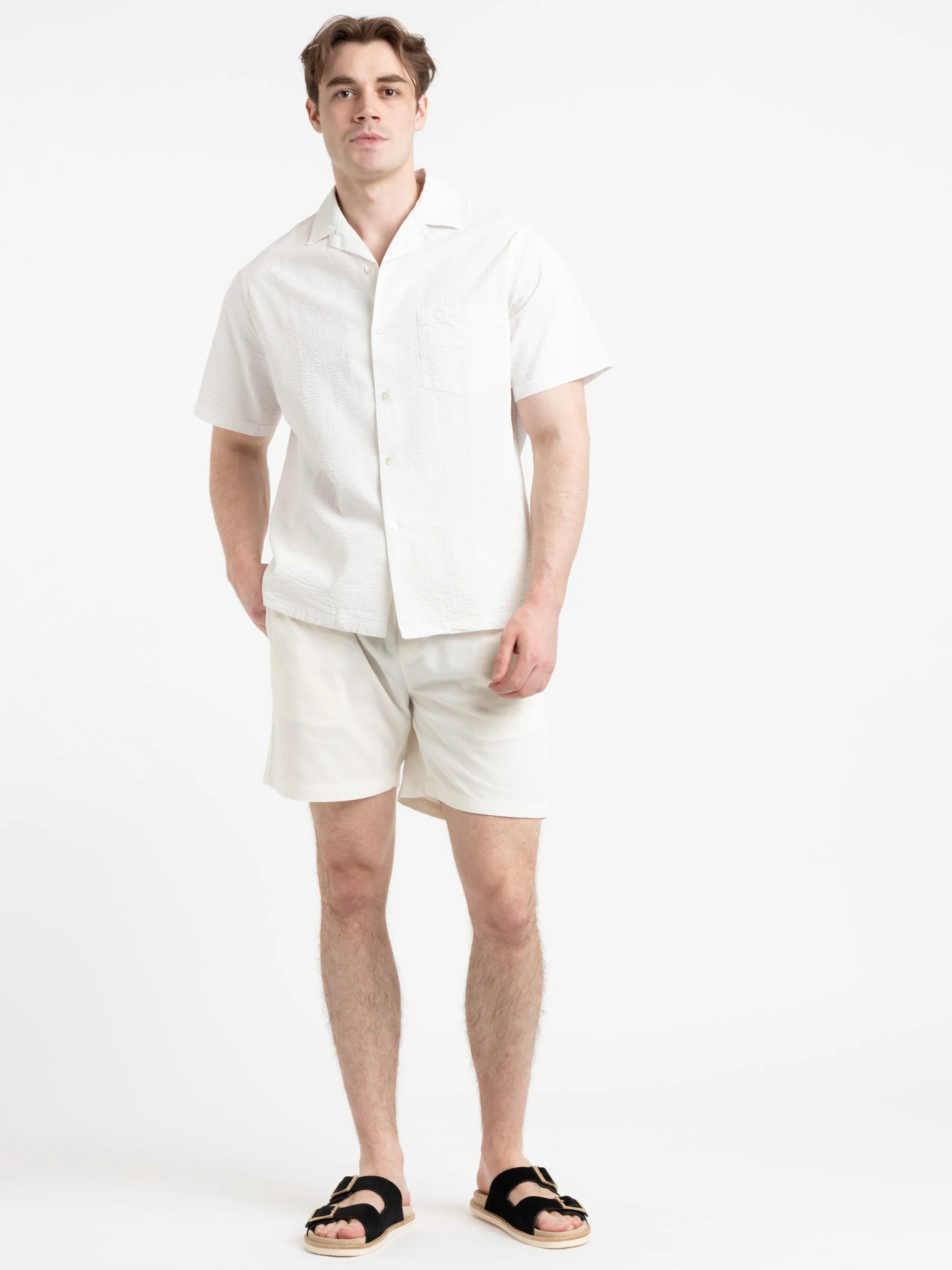 White Atlantico Camp Collar Shirt