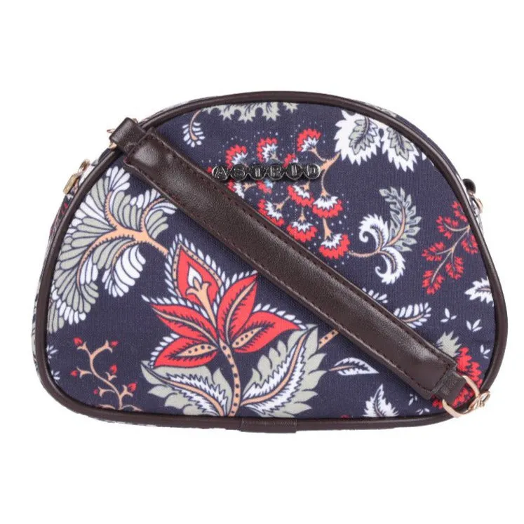 Womens Multi Color Print Womens Sling Bag Medium Size