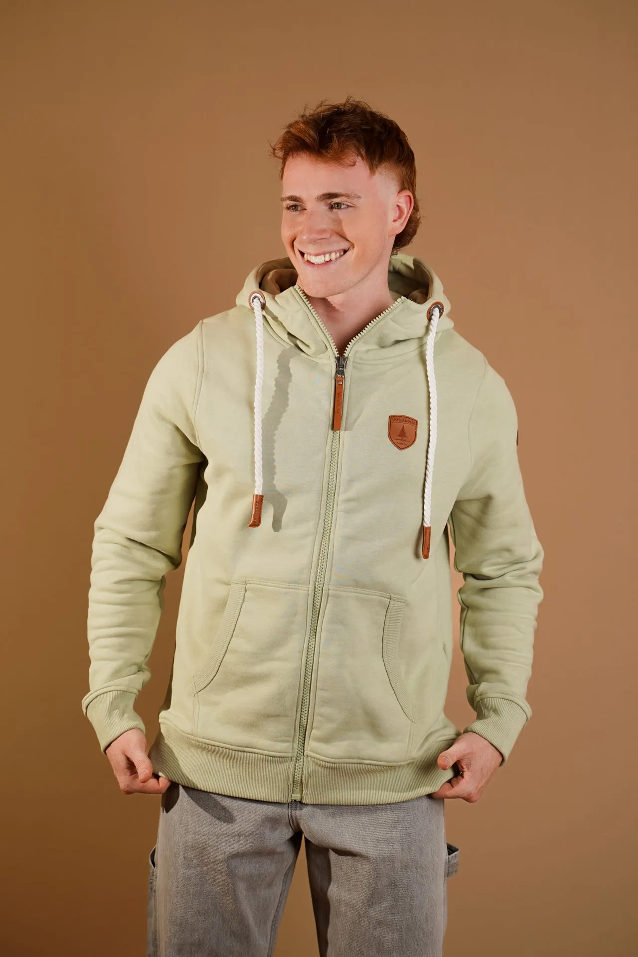 Zeus Aloe Zip Hoodie