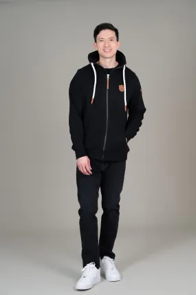 Zeus Black Zip Hoodie