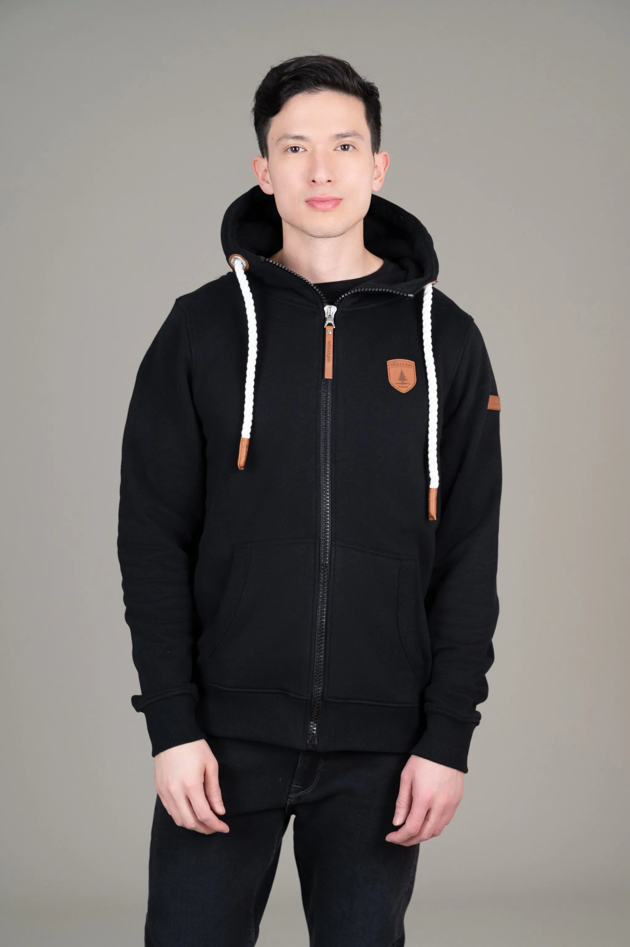 Zeus Black Zip Hoodie